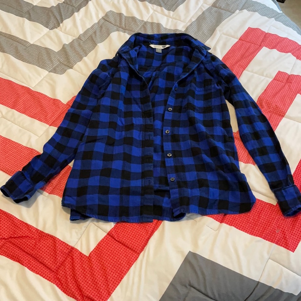 Black and Blue Buffalo Plaid Shirt